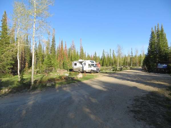 1 June Camping in Medicine Bow National Forest, Wyoming