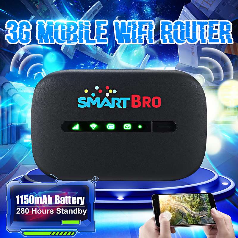 3G Wireless Router Hotspot Portable WIfi Modem LCD Display ...