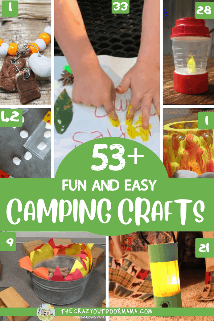 51 Funnest Camping Crafts for Kids of All Ages!