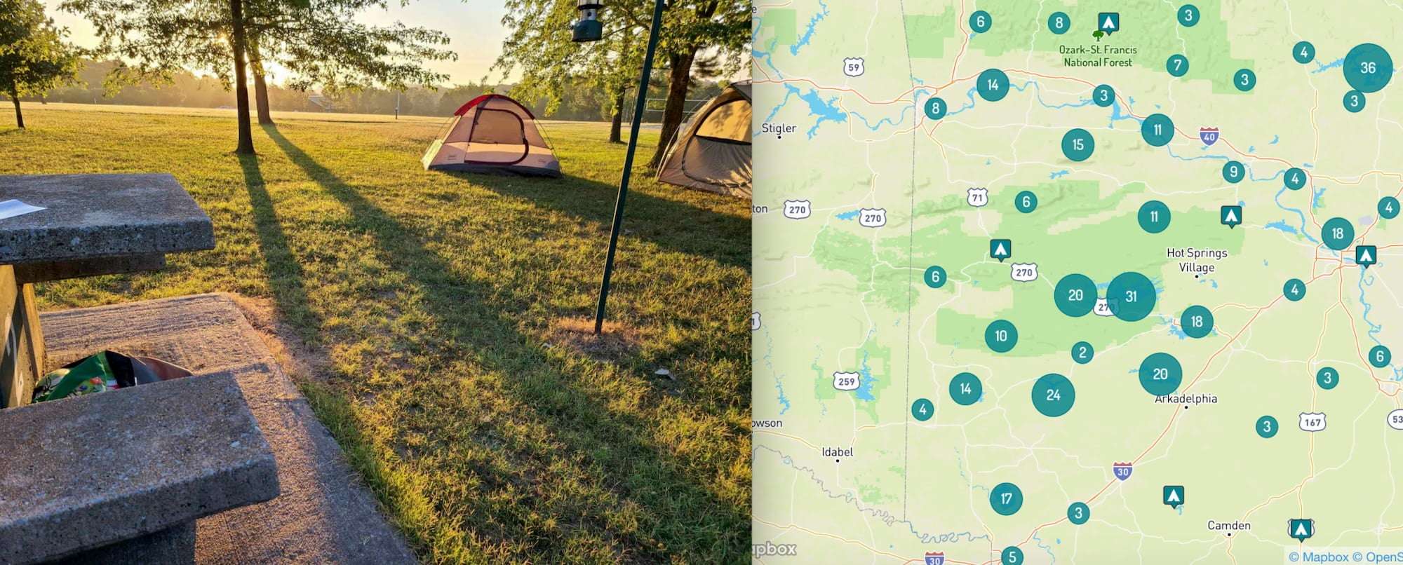 7 Awesome Campgrounds in Northwest ArkansasâFt. Smith ...