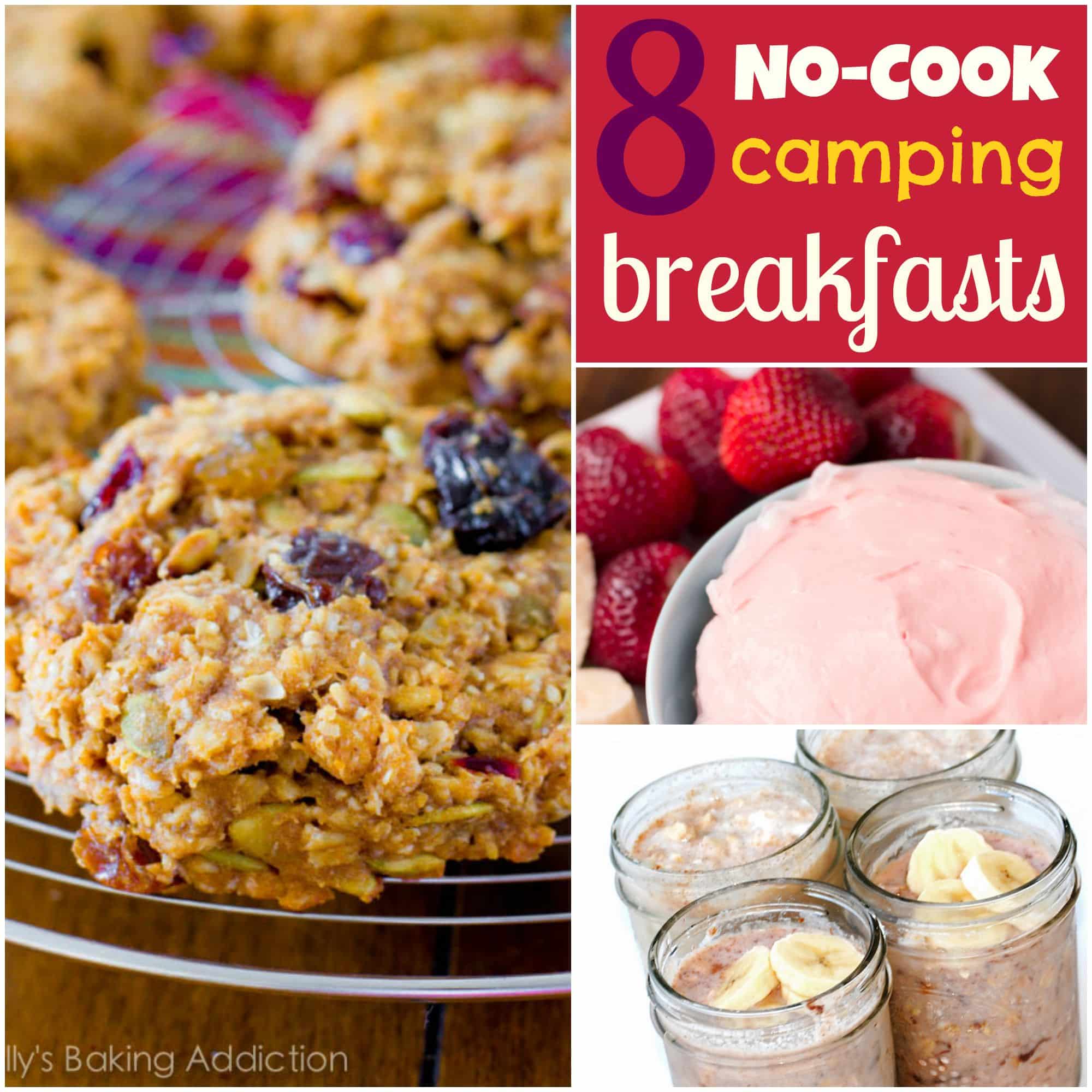 8 ideas for easy, no cook camping breakfasts, #camping, #breakfast, # ...