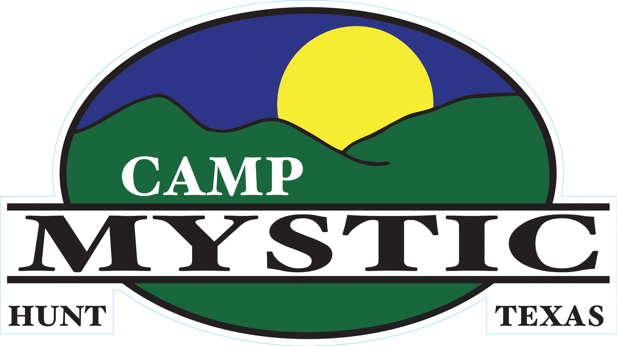 Apply your Camp Mystic Logo Decal on your Camp Trunk!