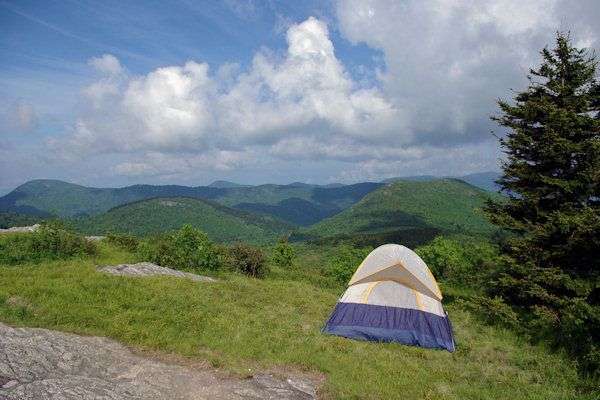 Asheville camping / campgrounds / hostel