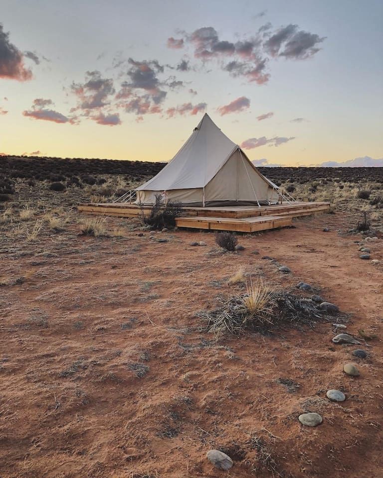 Bell Tent Glamping on Navajoland
