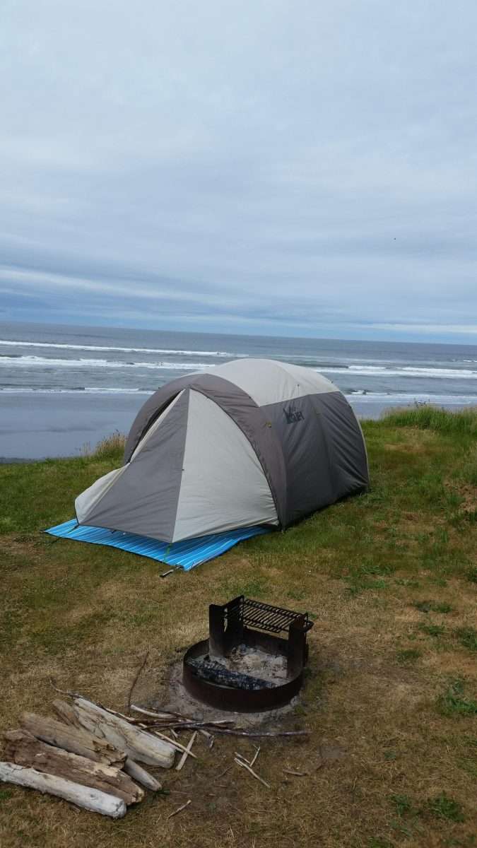 Best camp site on the Oregon coast. Falling asleep to the sound of the ...