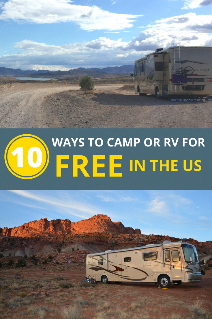 Best places to camp or stay in an RV for FREE or close to ...