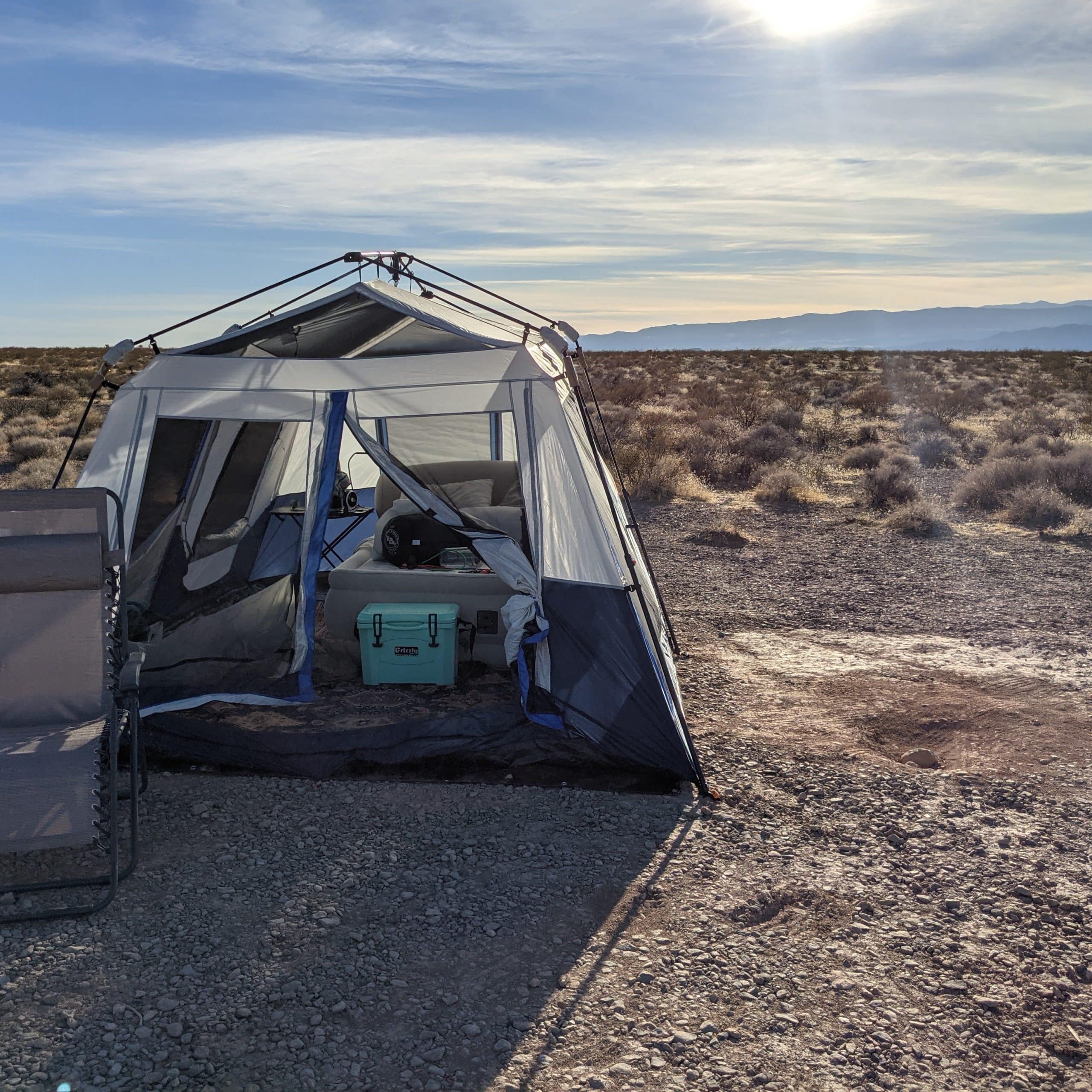 BLM dispersed camping west of Valley of Fire