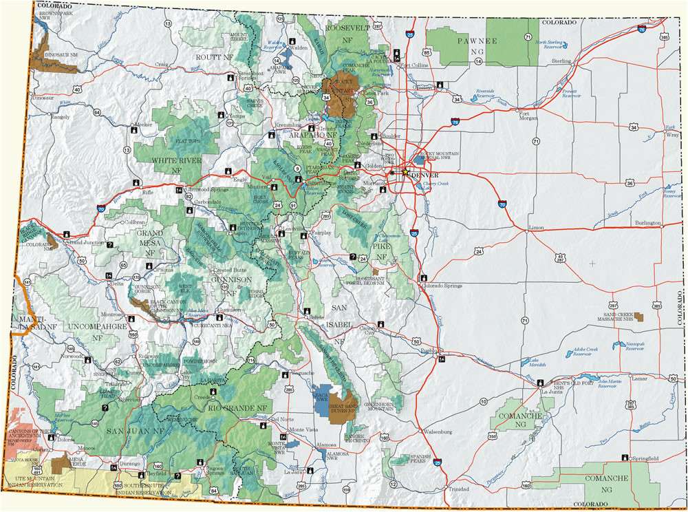 Blm Land Colorado Map