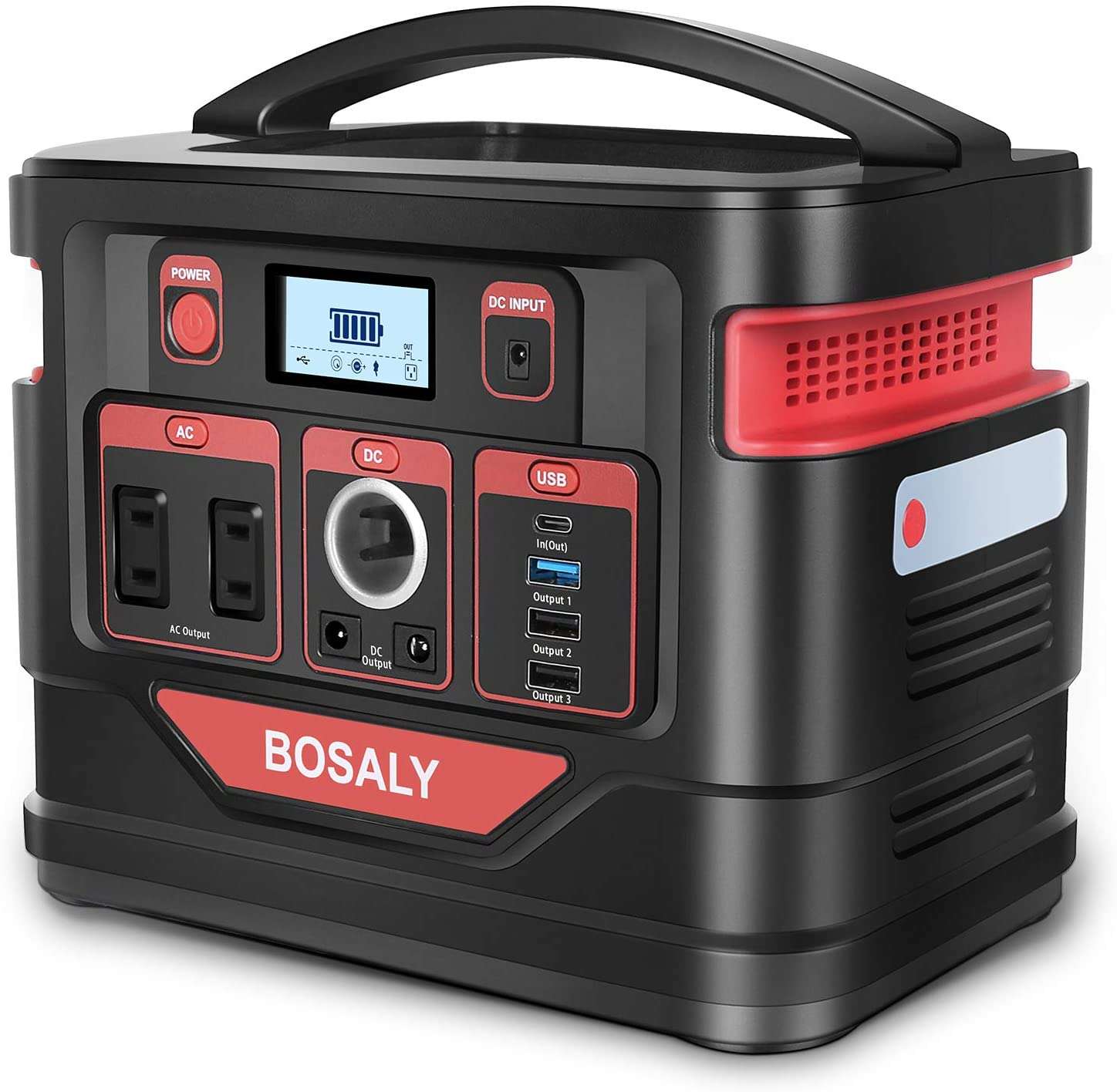 BOSALY Portable Power Station, 296Wh CPAP Charger Lithium Backup ...