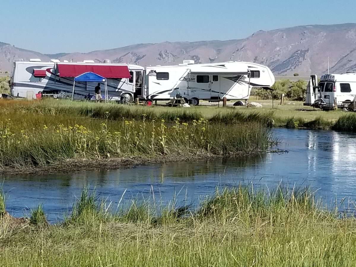 Browns Campground  Bishop, California RV and tent camping