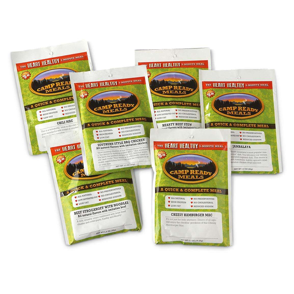 Camp Ready Dehydrated Entree Meals, 12 Pack, 24 Servings ...