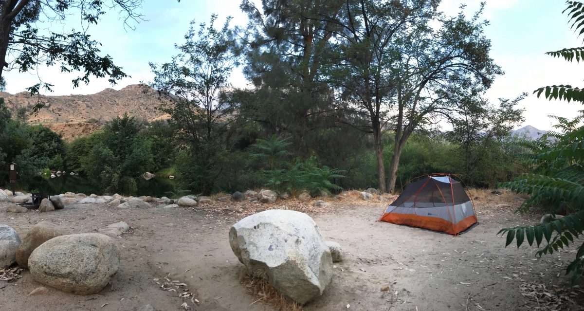 Camping along the Kern River, CA : camping