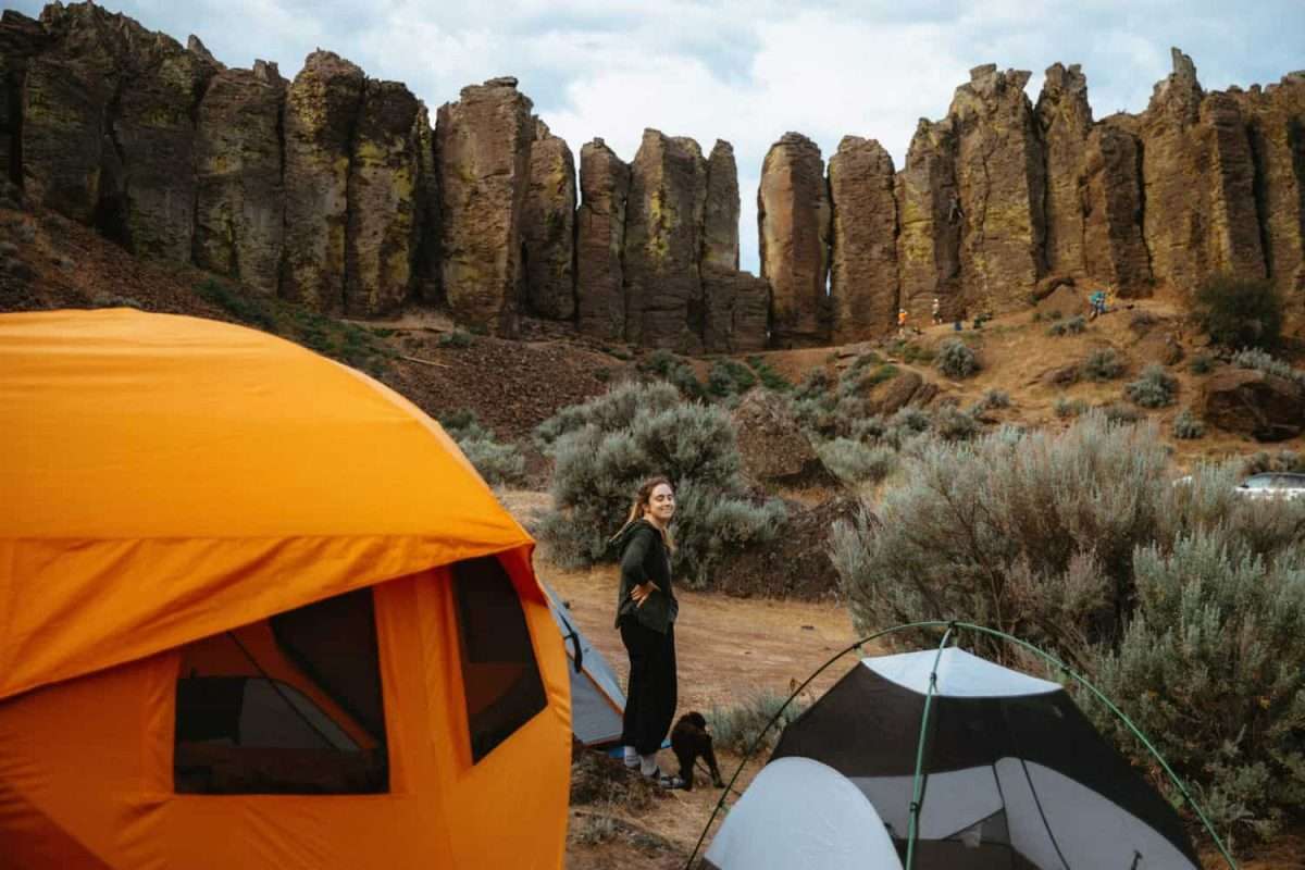 Camping at Frenchman Coulee (The Feathers) in Vantage, WA