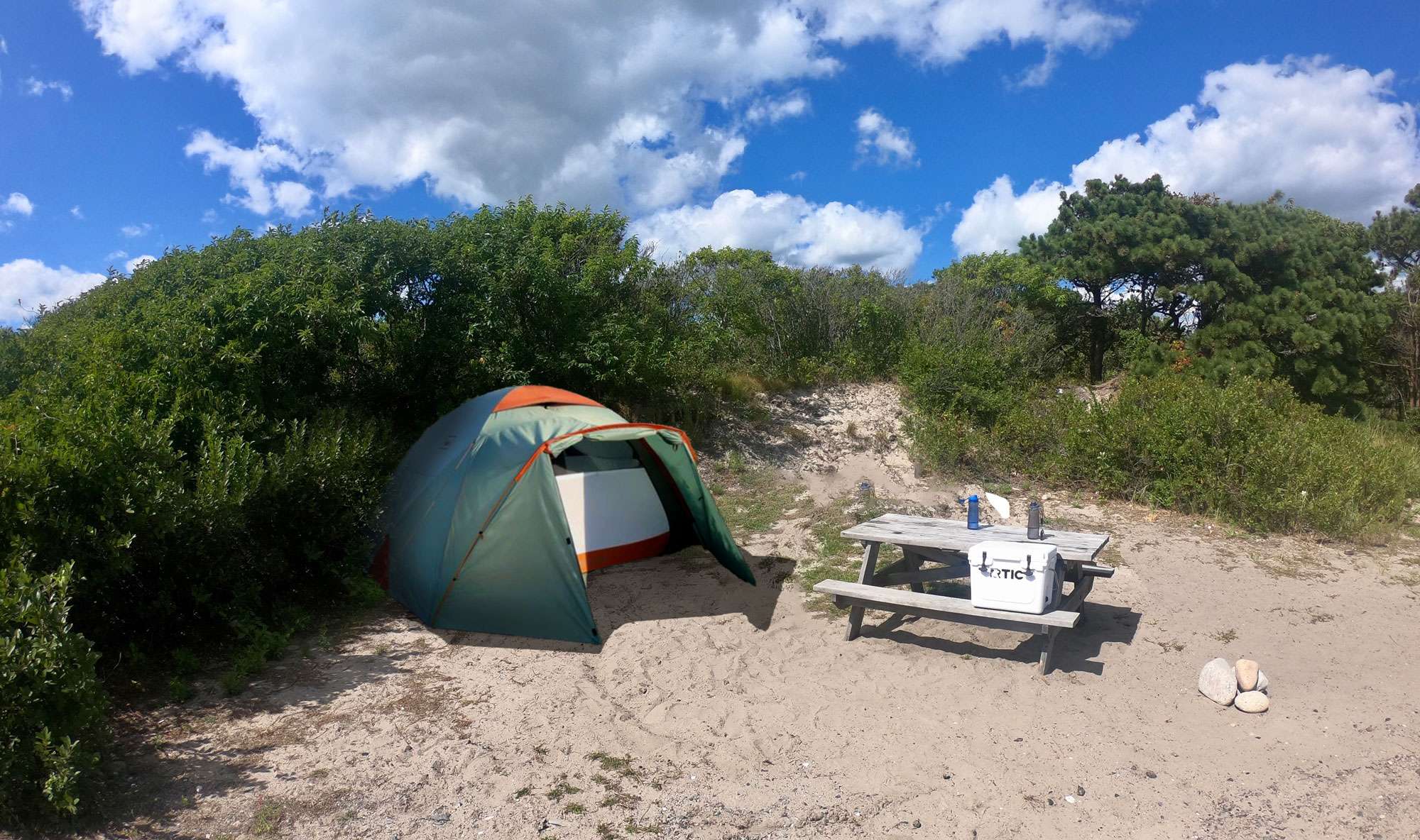 Camping at New England