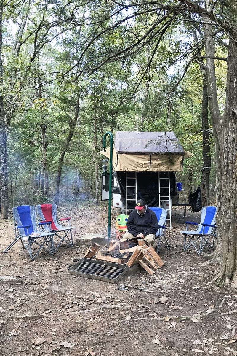 Camping at Petit Jean State Park is a beautiful way to enjoy the park ...