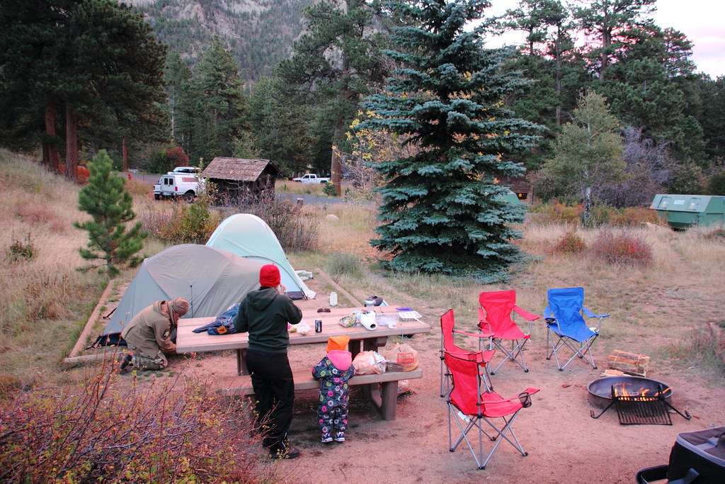Camping at Rocky Mountain National Park