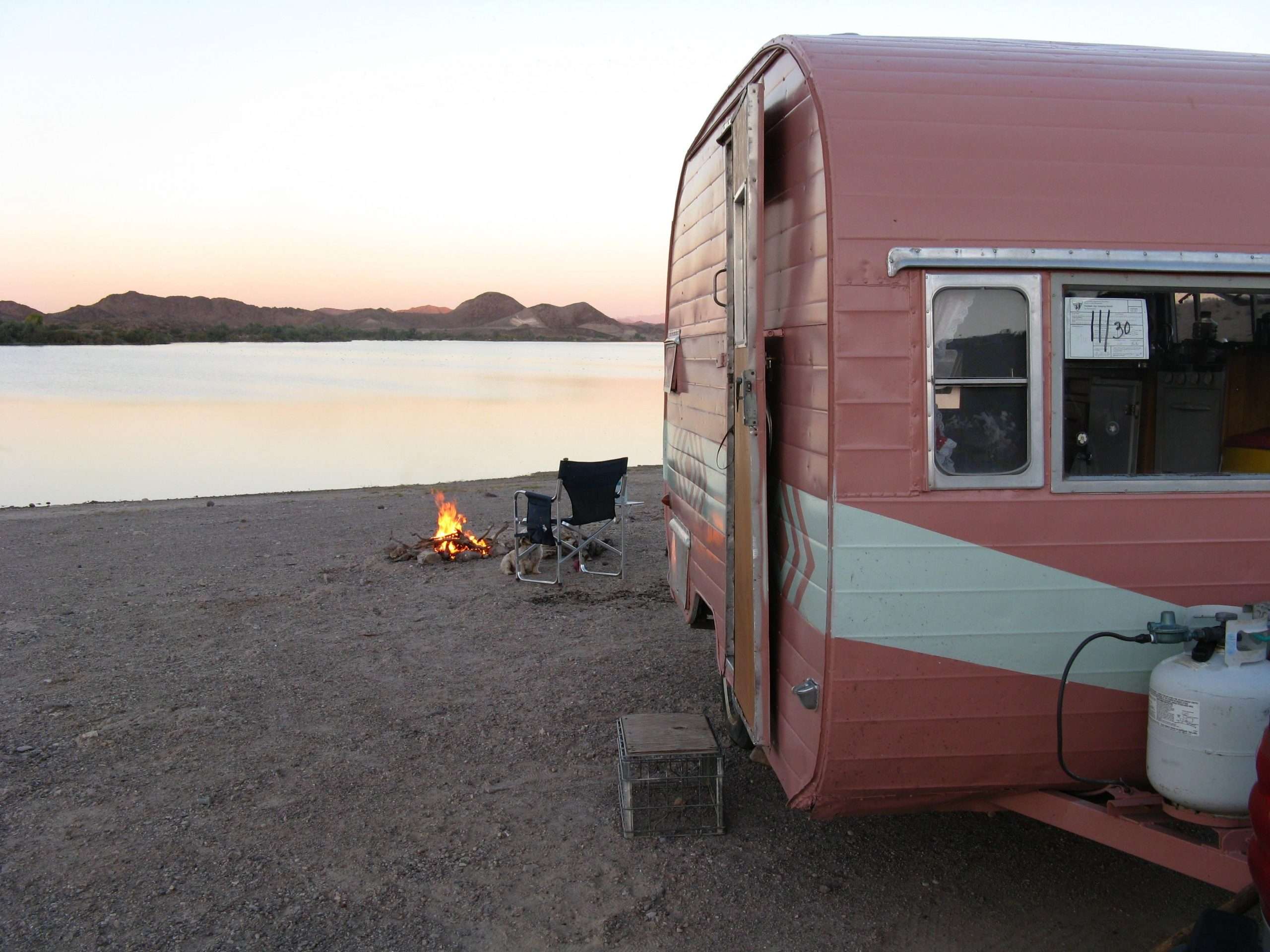 camping at Senator Wash near Yuma az new years 2013 ...