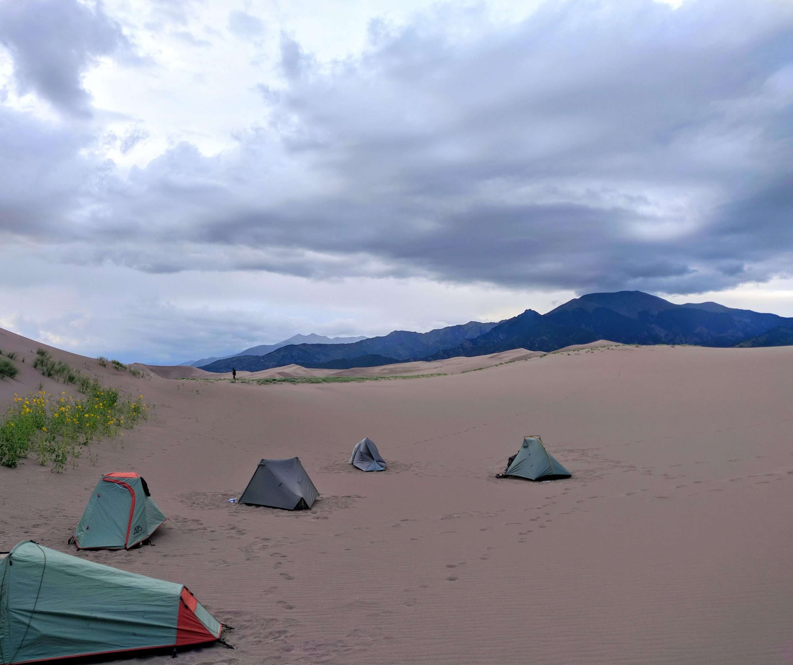 Camping in Great Sand Dunes National Park last Saturday ...