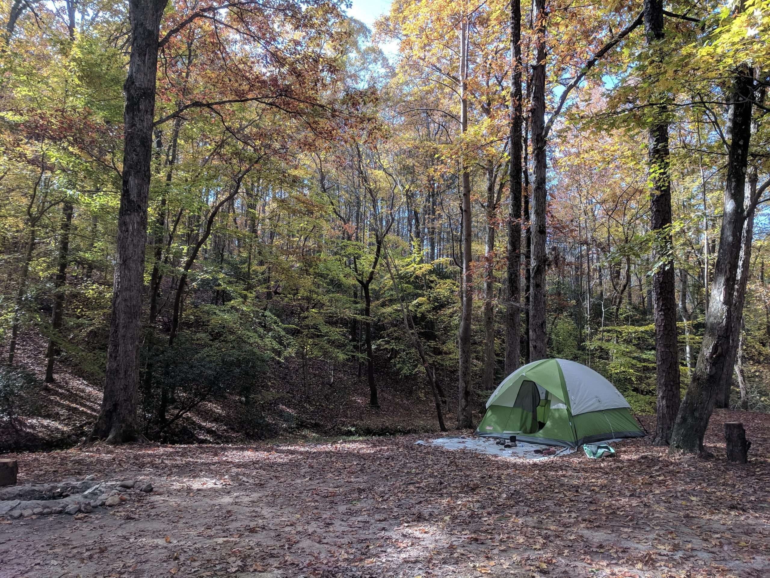 Camping in November near Cheaha State Park Alabama # ...