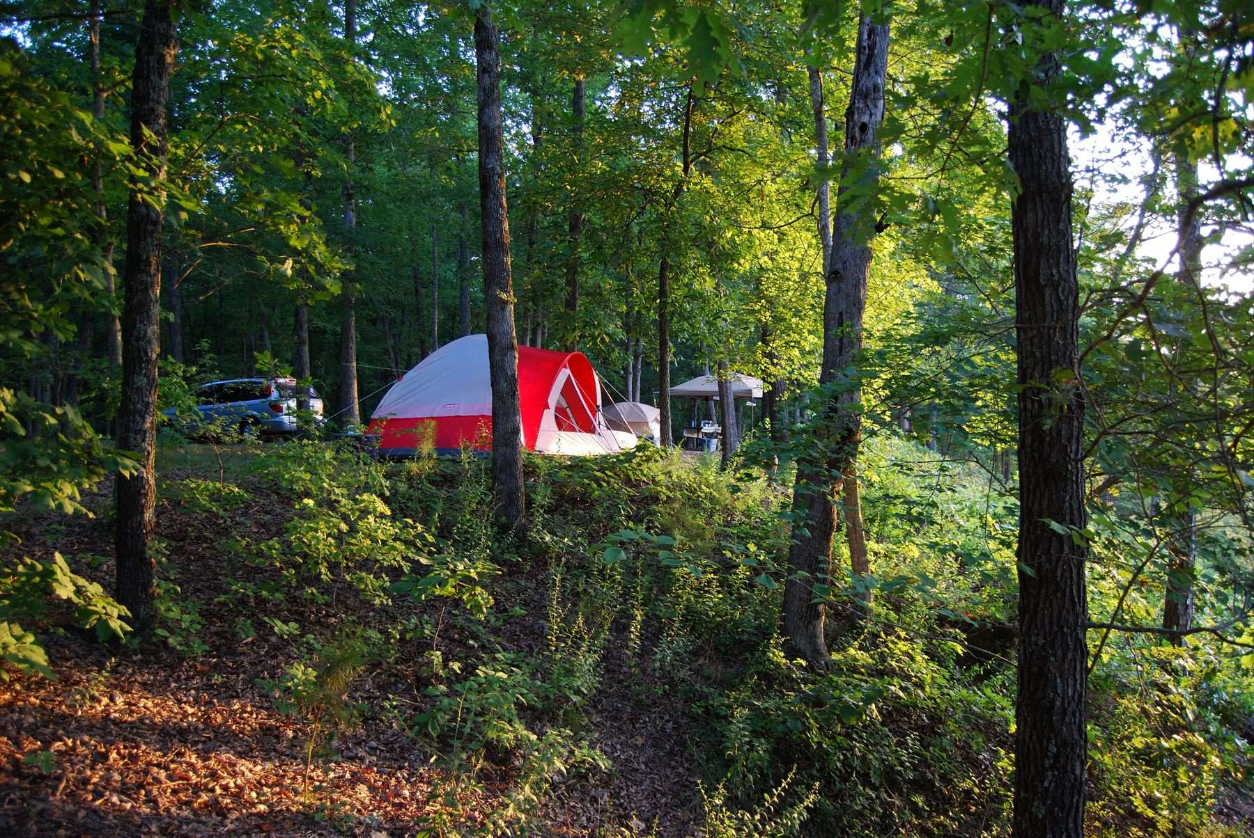Camping in the Ozarks