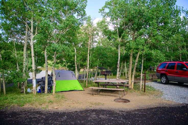 Camping near Denver Colorado at Base Camp at Golden Gate Canyon ...