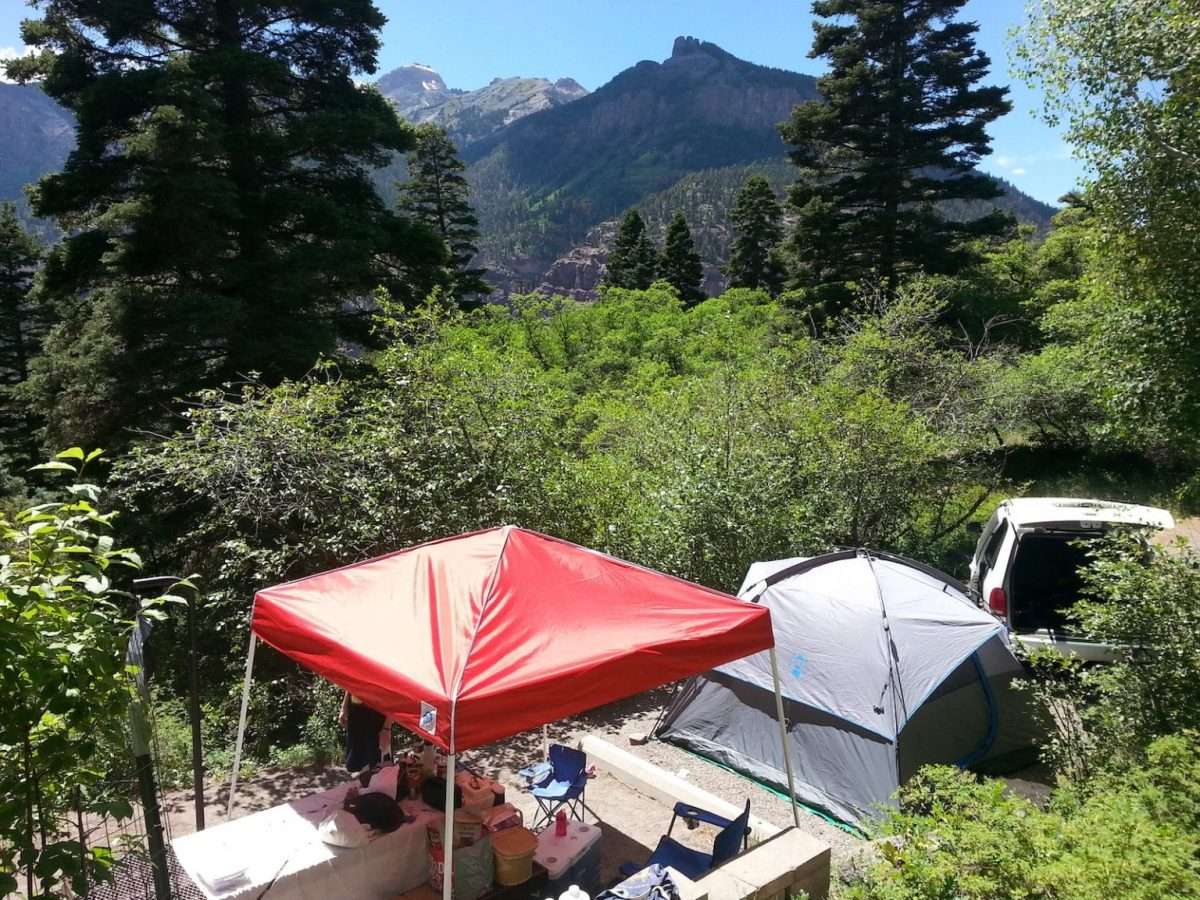 Camping near Ouray and Ridgway, CO