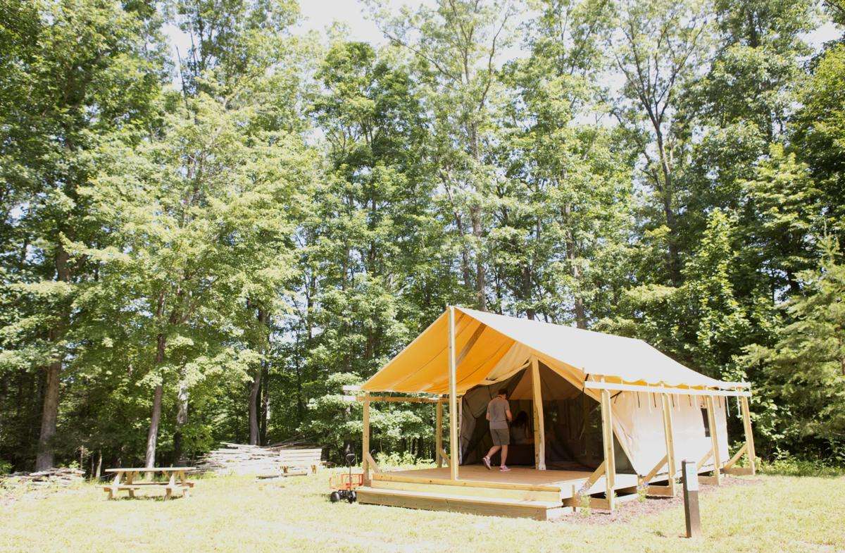 Camping now available at Explore Park