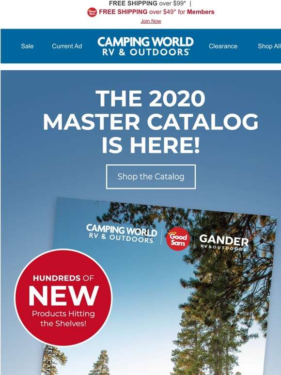 Camping World: 2020 Master Catalog Now Available!