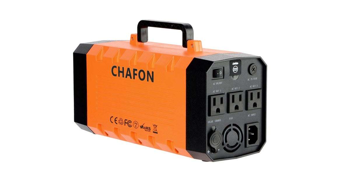 Chafon Portable Power Supply for Camping or Emergency ...