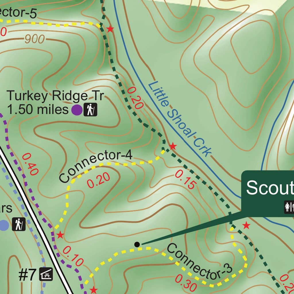 Davy Crockett State Park Campground Map