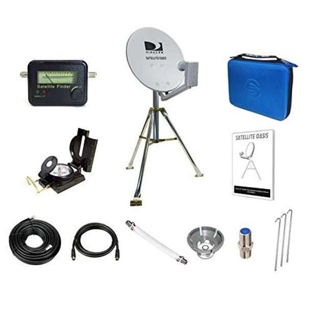 directv portable satellite dish tripod kit for rv ...