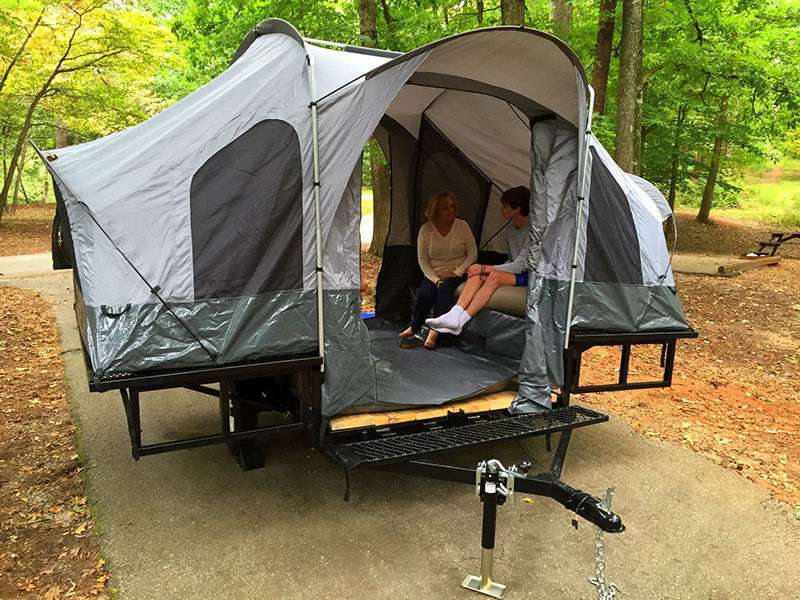 Double Duty Camper Tent Trailer