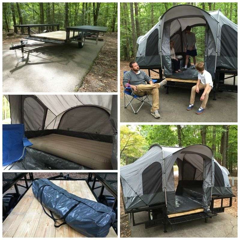 Double Duty Utility Camping Trailer