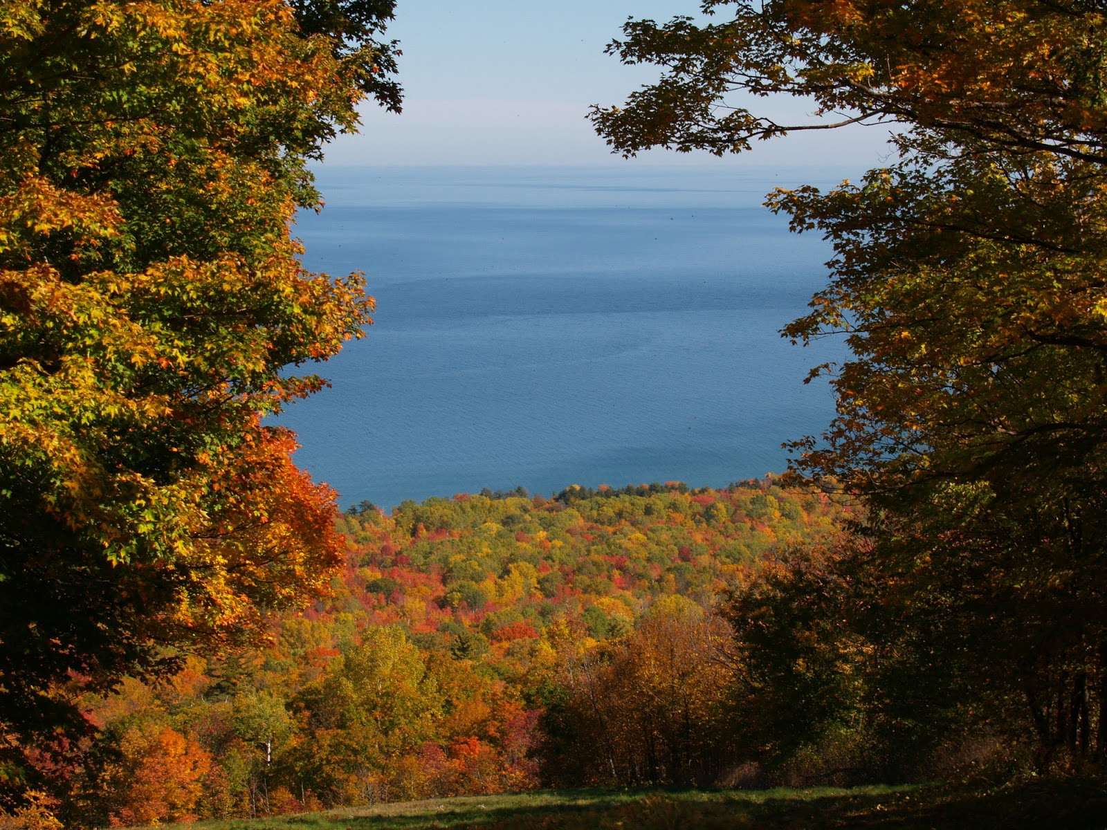 Fall head over heels with Michigan camping and lodging