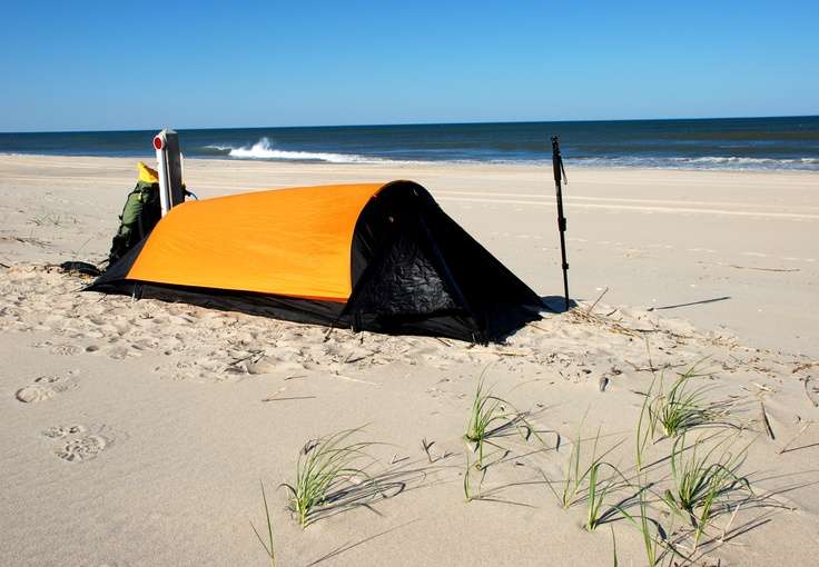 False Cape State Park: beach camping