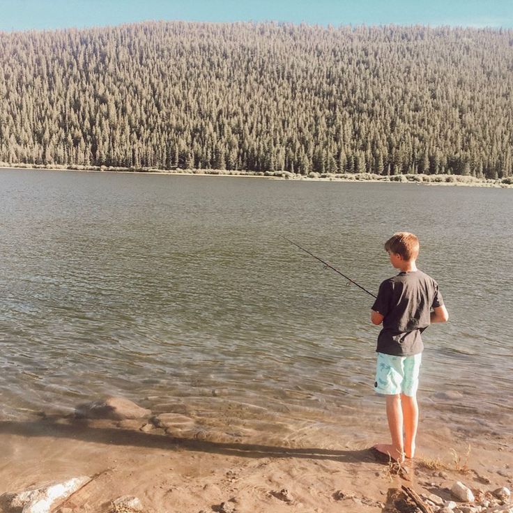 Fishing has been his favorite activity these past three days, and he ...