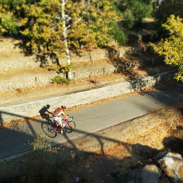 Friday morning commute. Guadalupe River Trail San Jose Calâ¦