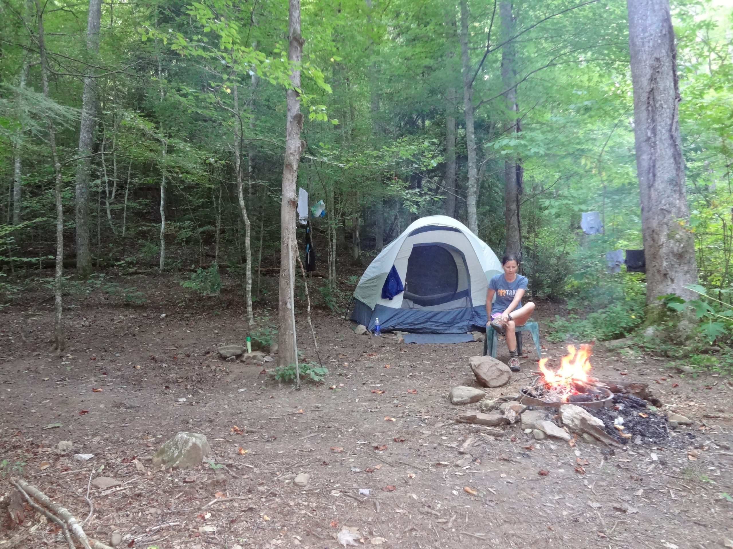 Great Smoky Mountains Backcountry Camping  Campsite 4