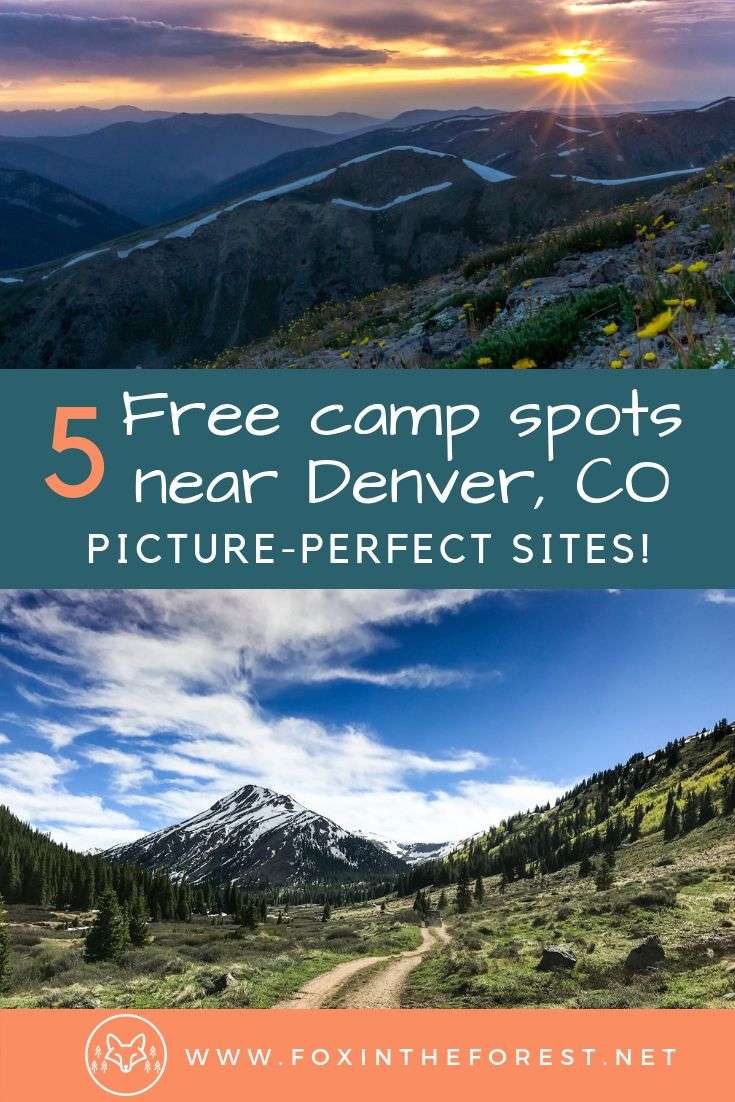 Guide to free camping near Denver, Colorado, USA. Free ...