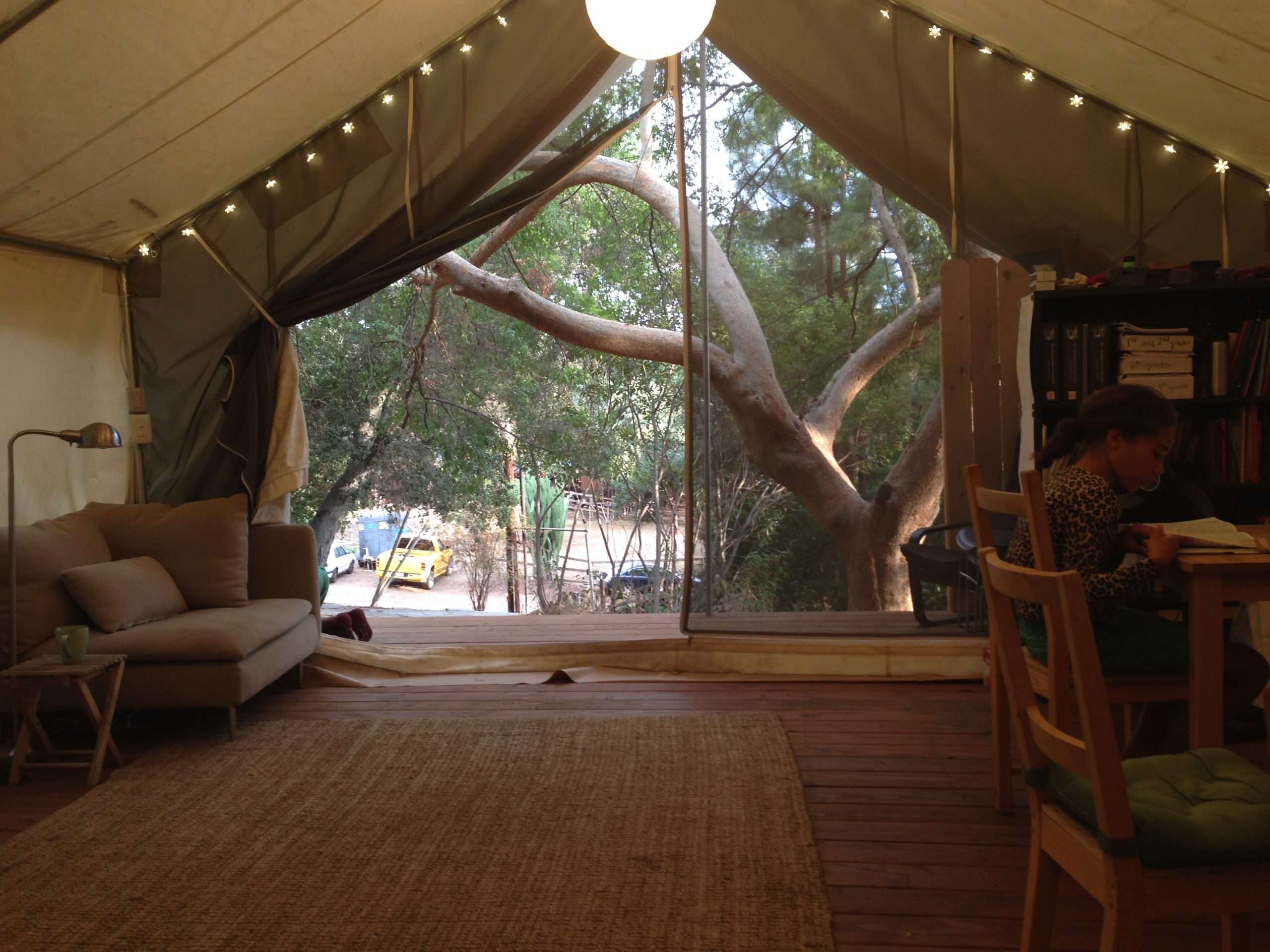 Higher Learning and Creativity in Our Colorado Lodge Tent ...