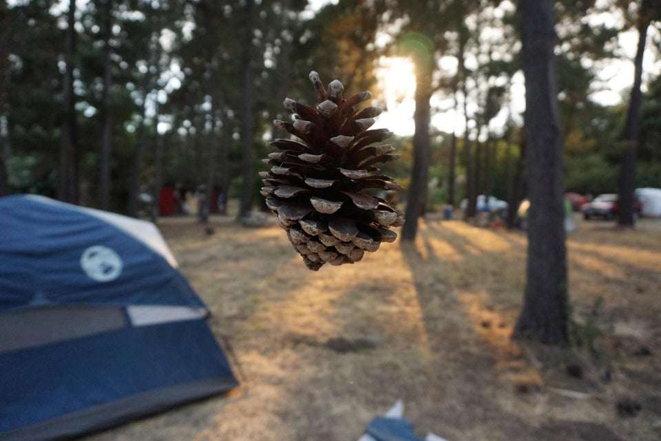 Little Car camping in Santa Cruz, on our to Northern California ...