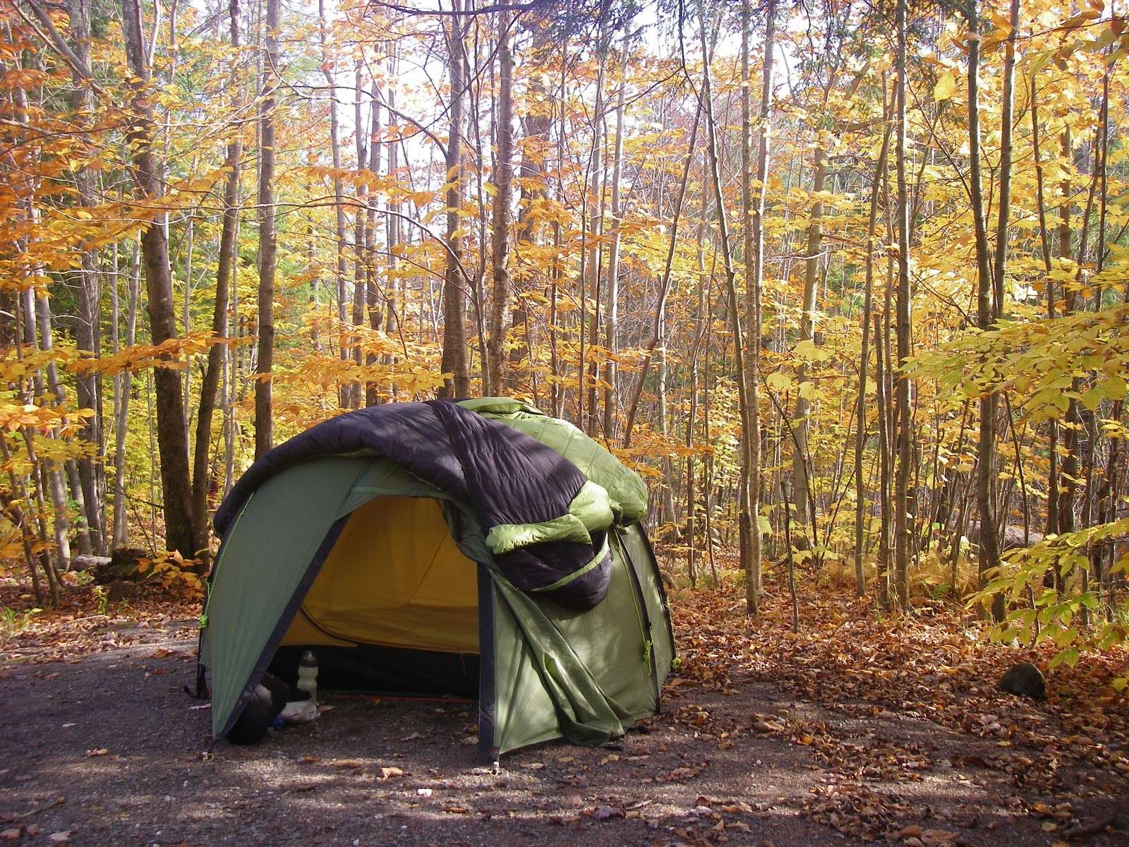October camping