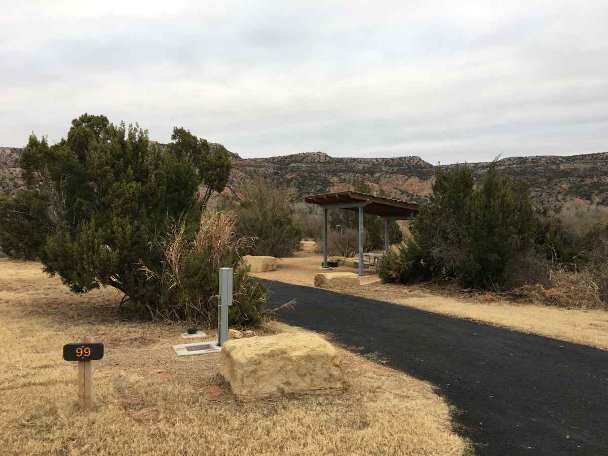 Palo Duro Canyon State Park Campsites (50/30