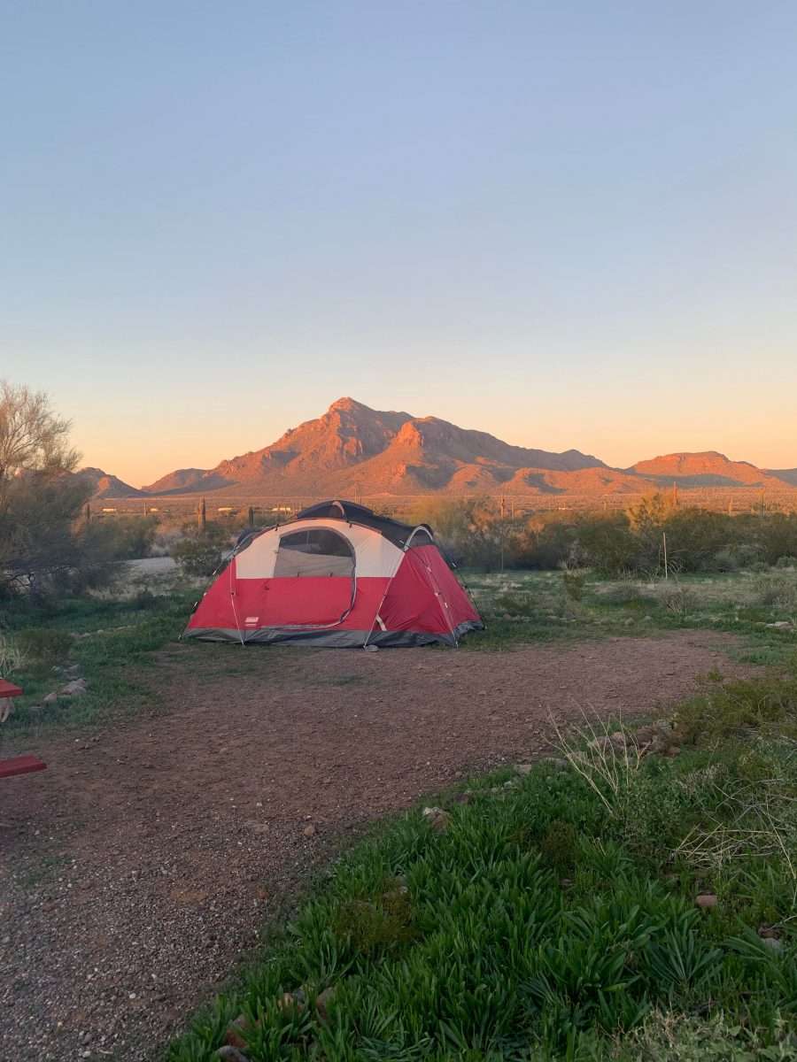 Picacho Peak campground near Tucson. AZ : camping
