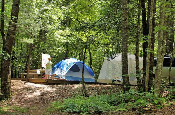 Pisgah National Forest Roadside Camping