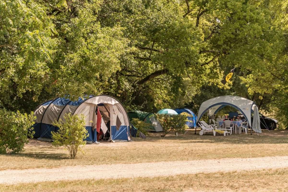 Premium camping pitch