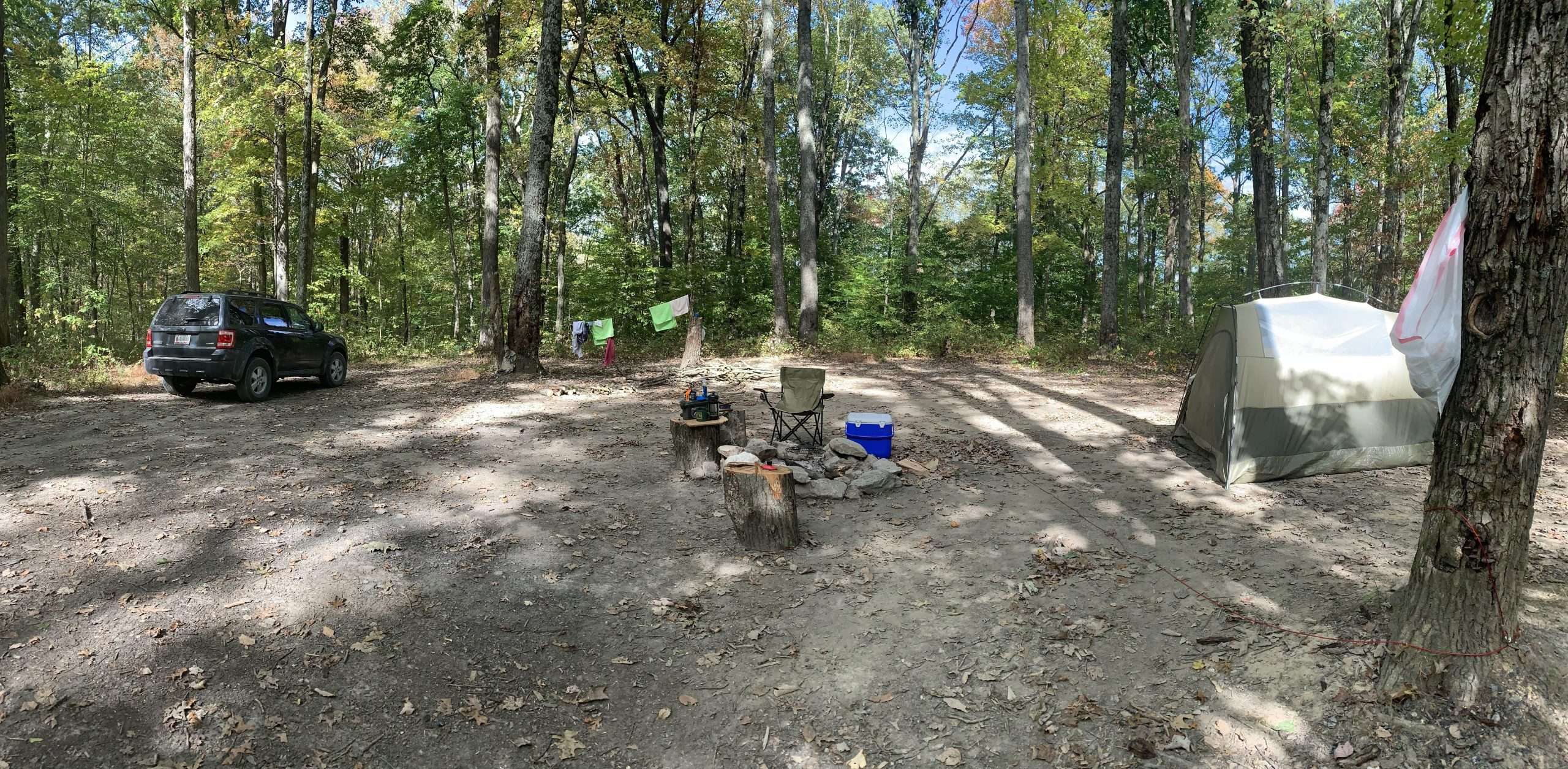 Primitive spot at Hoosier National Forest. My favorite area to camp! # ...