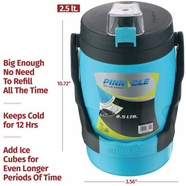 Reusable Insulated Water Jug 85oz Leakproof Portable Water Jug ...