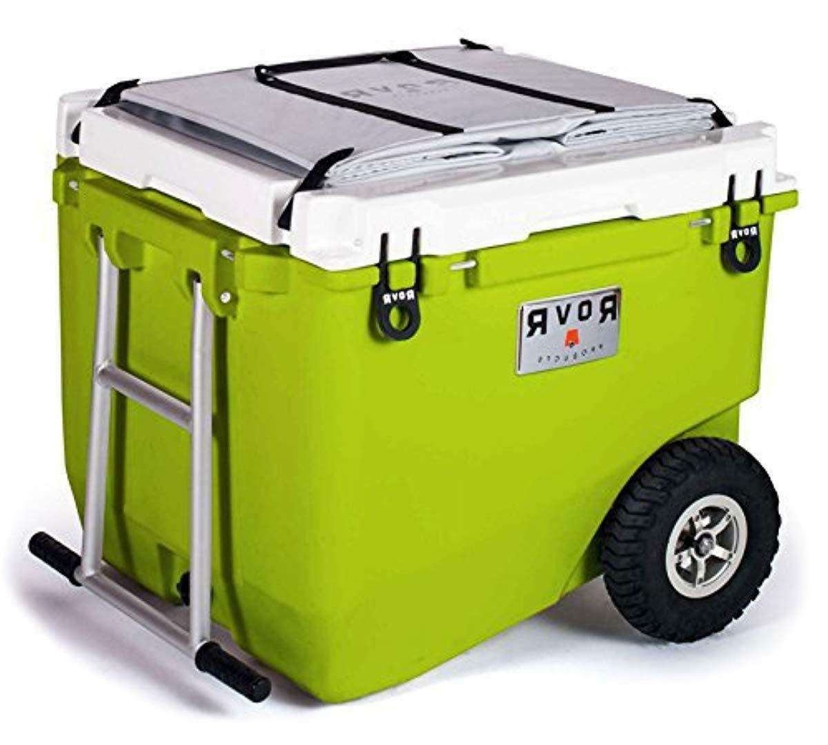 RovR Wheeled Camping Rolling Cooler with Wheels 80