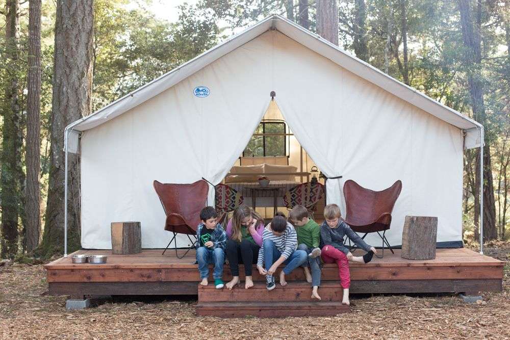 Safari Tent Rental near Redding, California